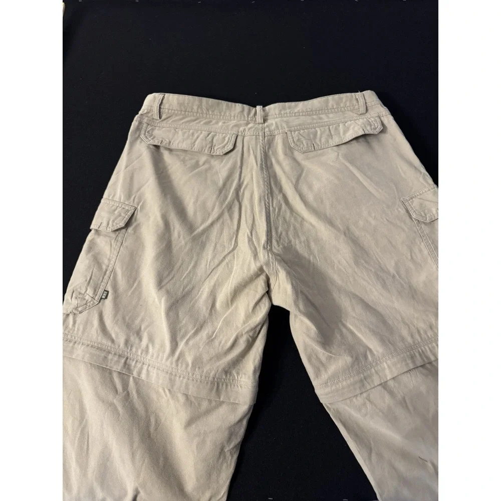 REI Cotton Khaki Pants /Zip Off Legs/size 38x32
